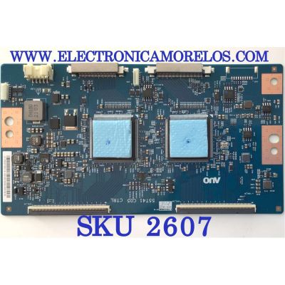T-CON PARA TV SONY / NUMERO DE PARTE 55.65T59.C15 / 55T41 C05 CTRL / 5565T59C15 / PANEL YDBO065DBU02 / MODELO XR-65X95J / XR65X95J